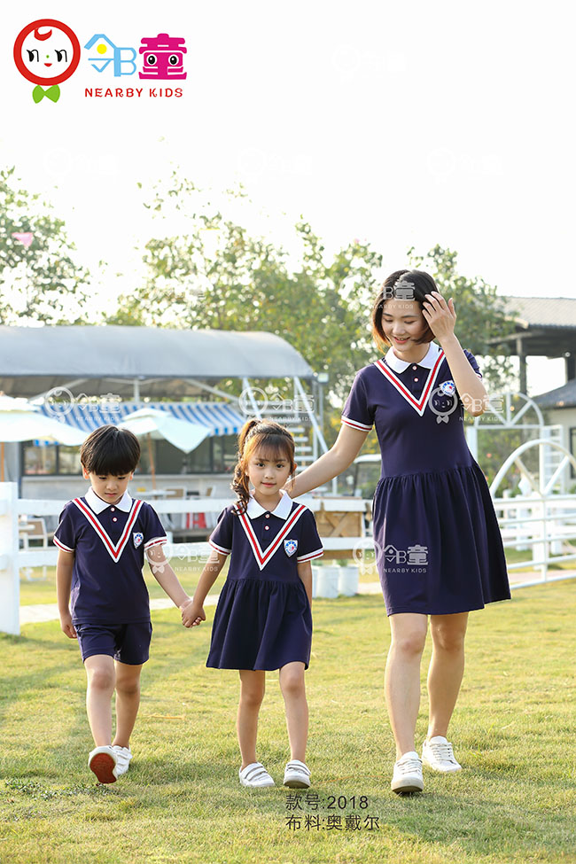 歐美幼兒園園服，最新時(shí)尚夏季禮服教師園服