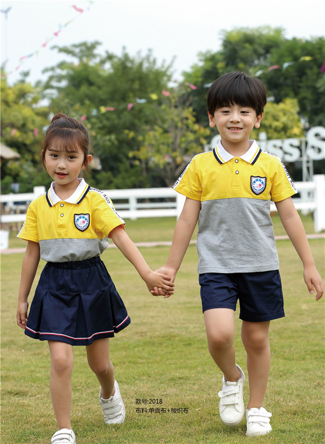 黃色幼兒園園服，幼兒園校服廠家促銷