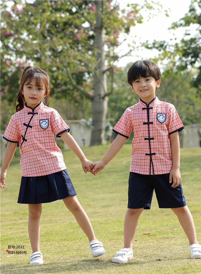格子國學(xué)款，幼兒園園服